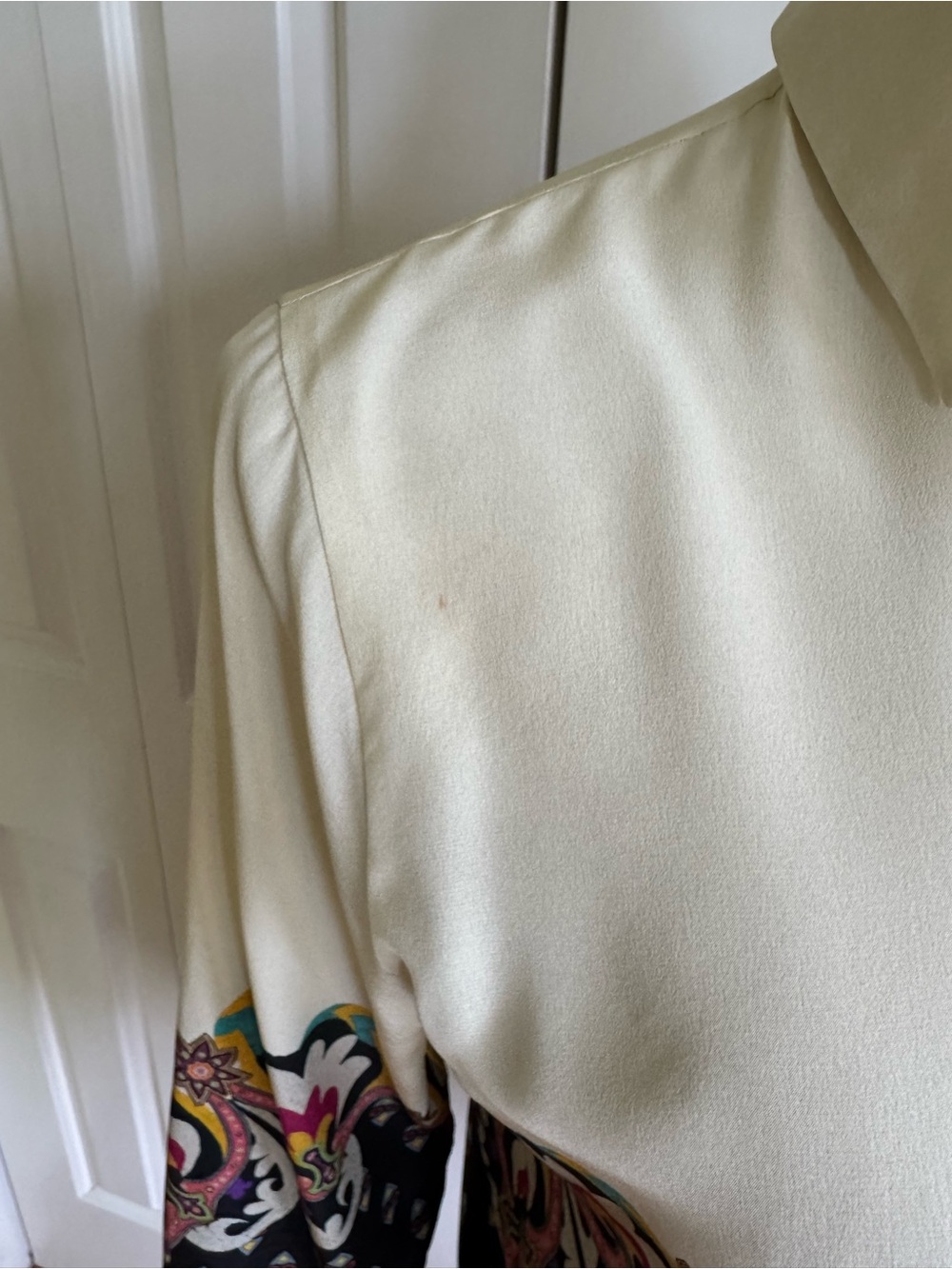 ETRO Multicolor Silk Blouse 10/46 ITALY - Picture 7 of 7